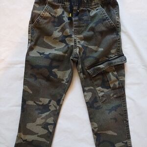 ART CLASS DRAWSTRING CASUAL CARGO UTILITY ROLL CUFF ARMY FATIGUE UNISEX KID SZ3T